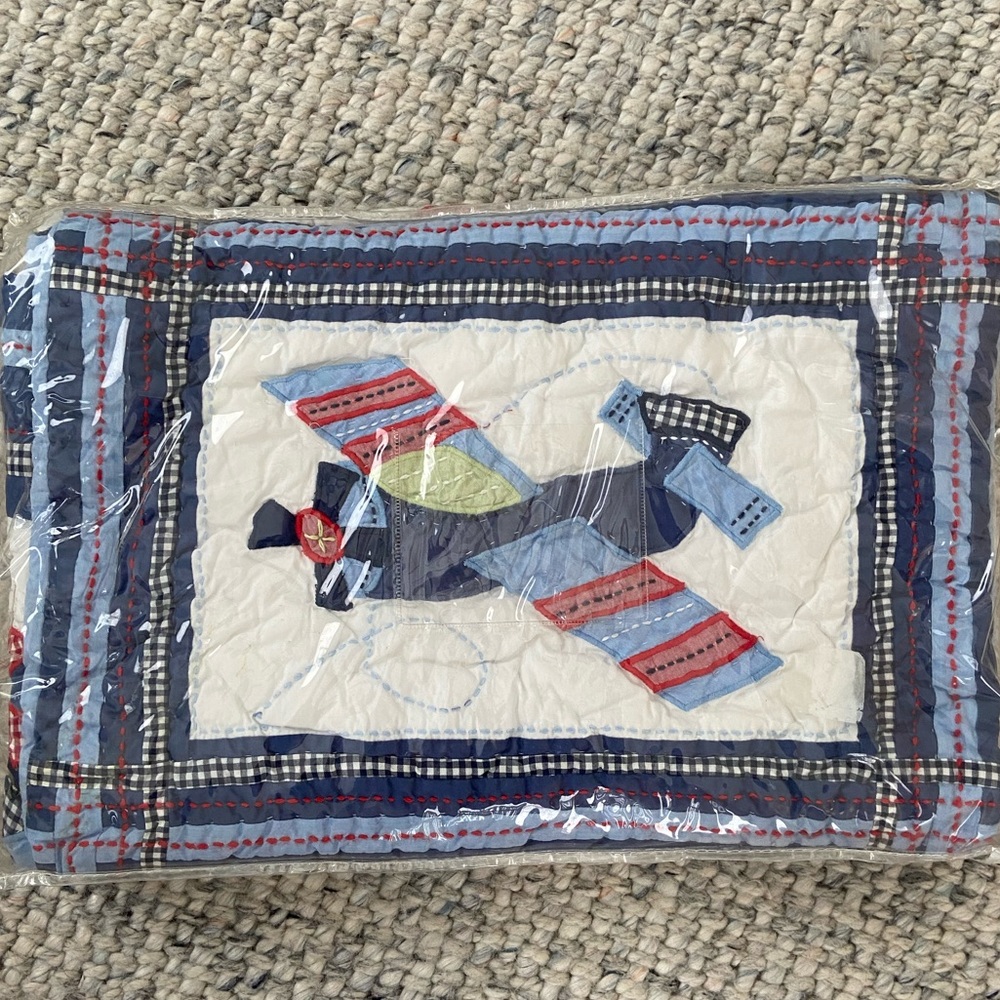 Pottery Barn Kids crib quilt